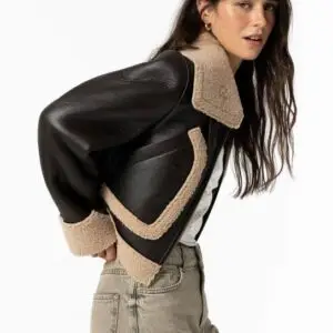 Chaqueta de cuero Math